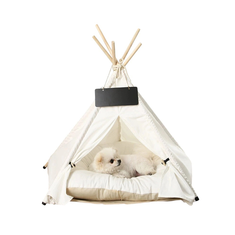 Maison de tente portable pour animaux de compagnie intérieure et extérieure 
