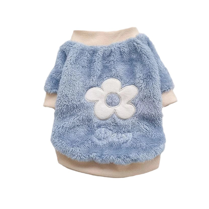 Gilet en peluche pour chien et chat 