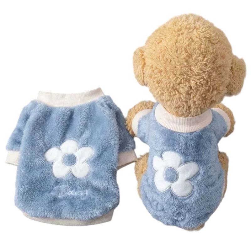 Gilet en peluche pour chien et chat 