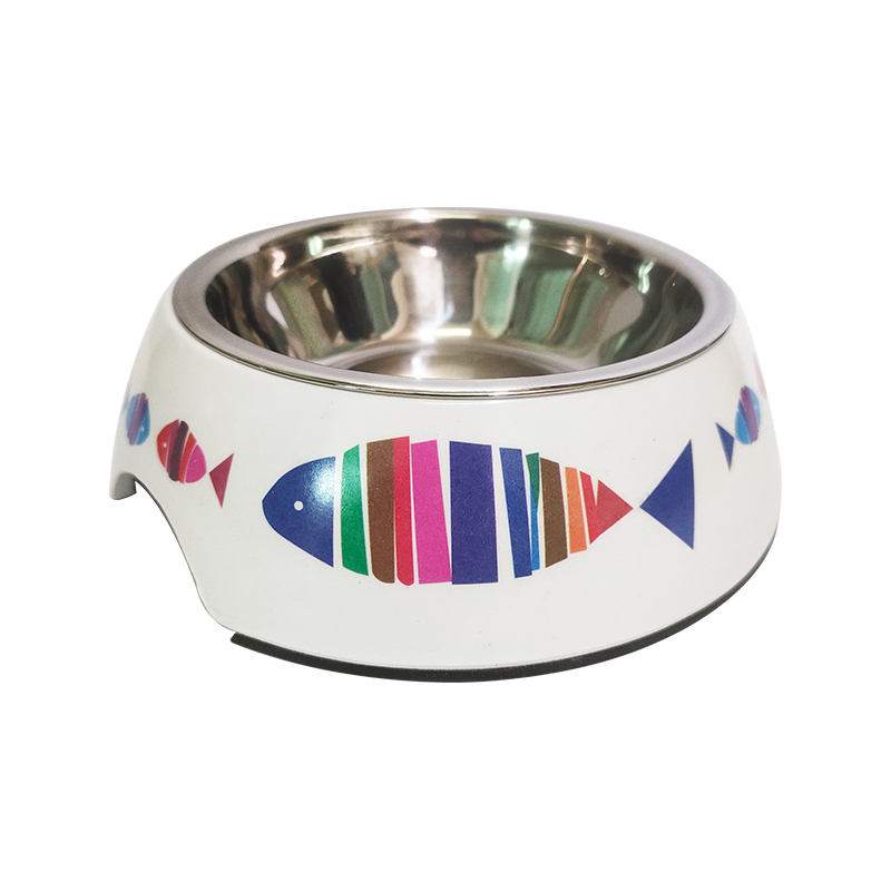 Bol à eau et à nourriture pour chien et chat en acier inoxydable