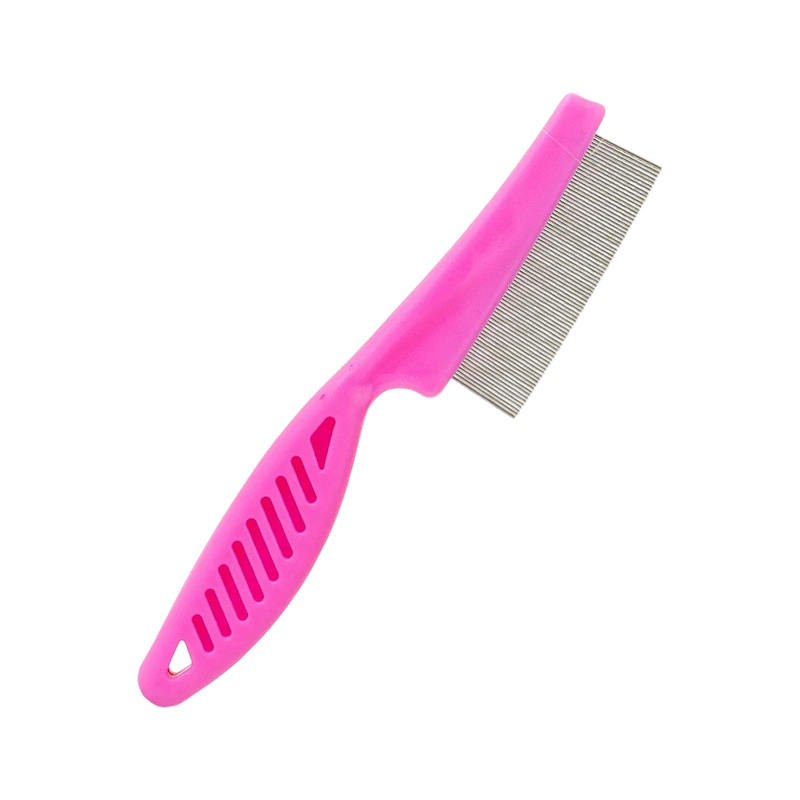 Brosse de nettoyage en acier inoxydable pour chien et chat 
