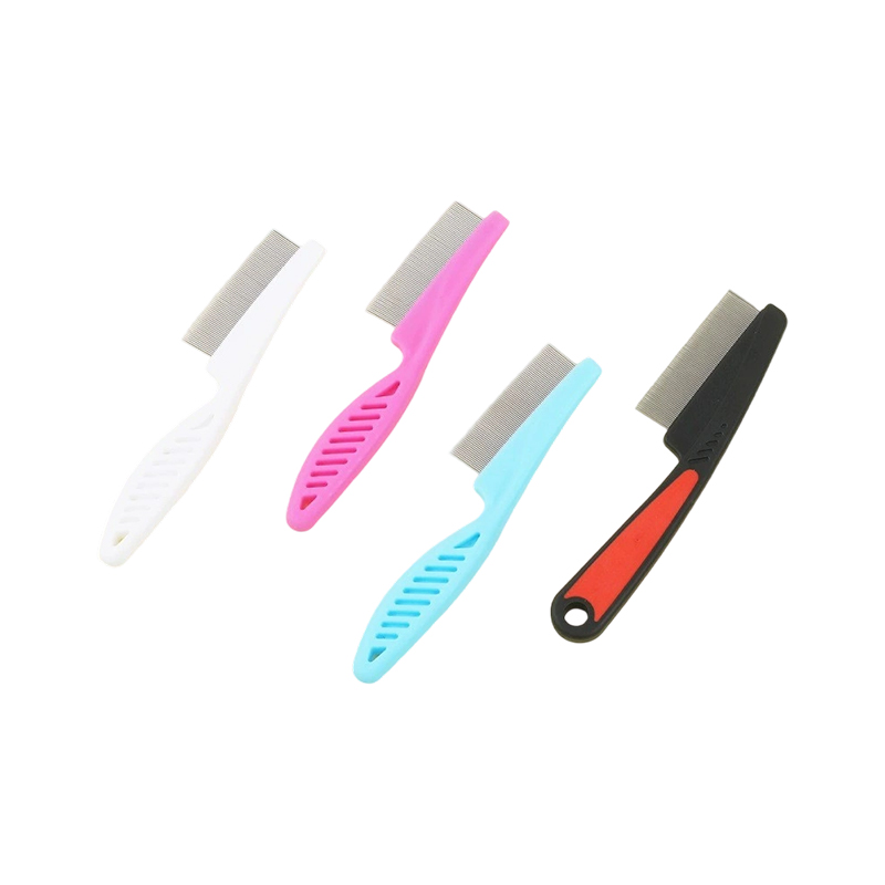 Brosse de nettoyage en acier inoxydable pour chien et chat 