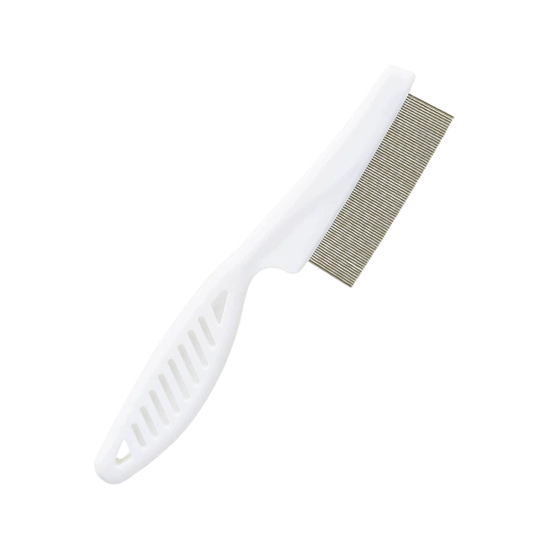 Brosse de nettoyage en acier inoxydable pour chien et chat 