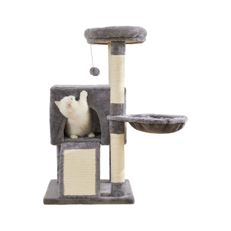 Maison de jeu pour chat en peluche 