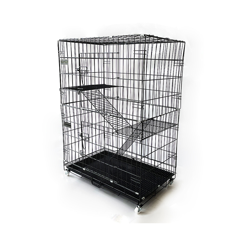 Cage pour chat en fil d'acier