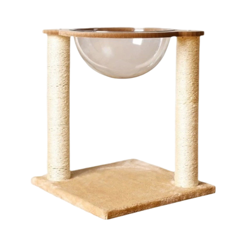 Plateforme de griffoir pour chat en bois